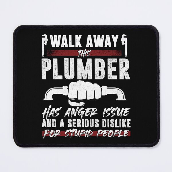 Item preview, Walk away this plumber Funny Plumber designed and sold by Trendy Valley .