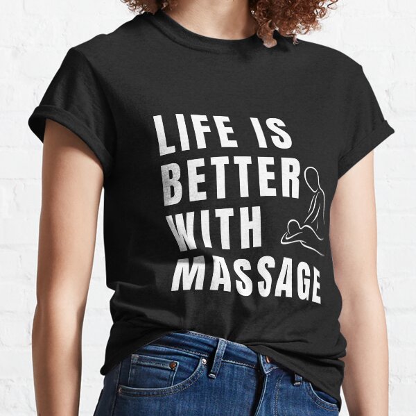 Item preview, Life is better with massage designed and sold by darshants.