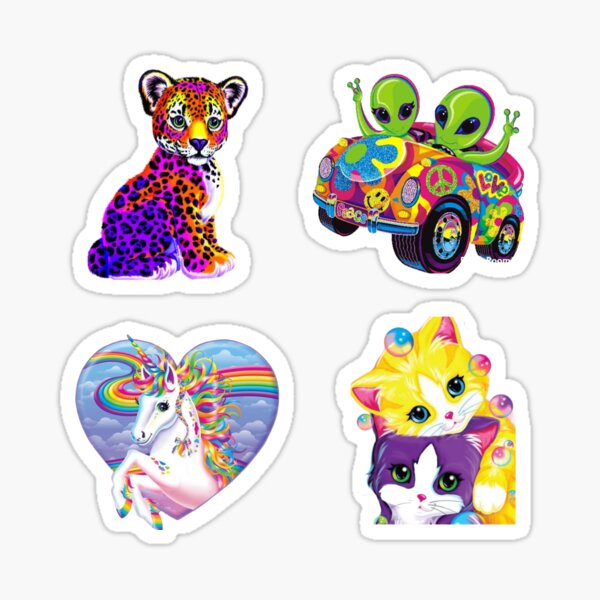 lisa frank stickers Sticker