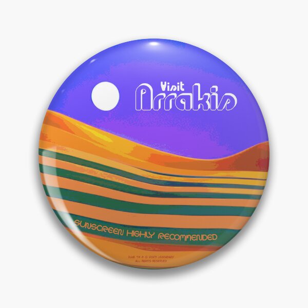 Item preview, Visit Arrakis: sunscreen highly recommended designed and sold by SolidEarthArt.