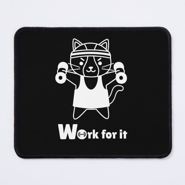 Item preview, Work for it, little kitty  designed and sold by Positive.Mindset.