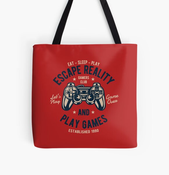 Eat - Sleep - Play All Over Print Tote Bag