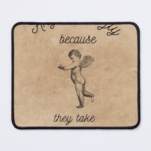 Item preview, angel can fly because they take themselvelues lightly designed and sold by DOJA ⭐⭐⭐⭐⭐.