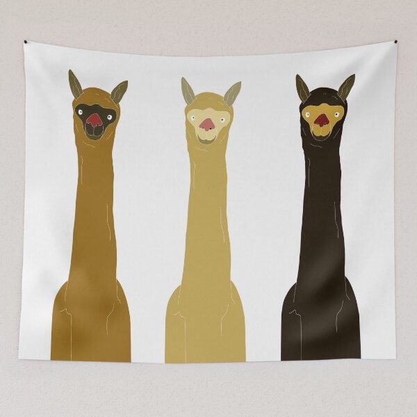 Artikelvorschau, Dreifach LLAMAS ALPACAS CAMELS entworfen und verkauft von MAXLEE Art.