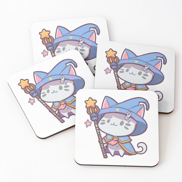 Item preview, Cute Kawaii Cartoon Cat Mage designed and sold by Giggl'n Gopher.