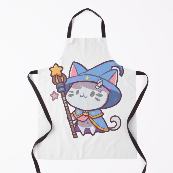 Item preview, Cute Kawaii Cartoon Cat Mage designed and sold by Giggl'n Gopher.