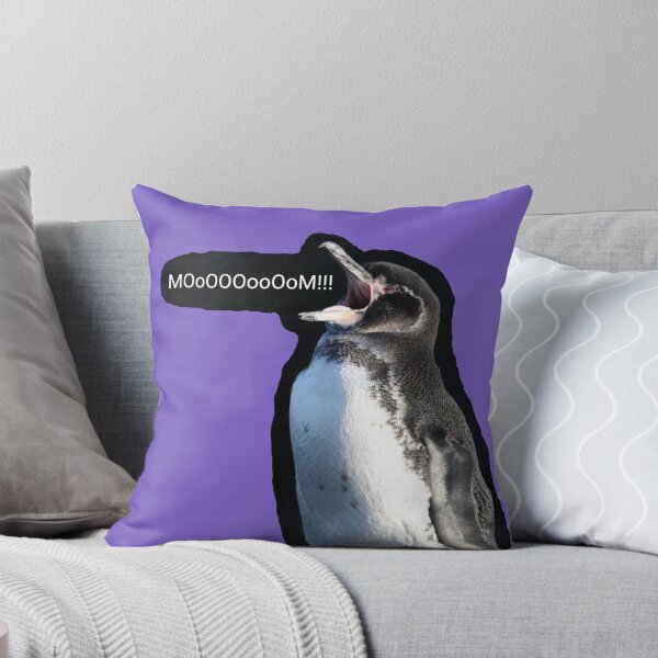 Item preview, Galapagos Penguin calls for Mom (Light Purple #795FC1 background)  designed and sold by SBPenguins.