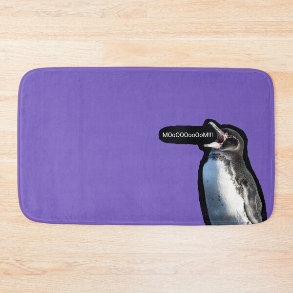 Item preview, Galapagos Penguin calls for Mom (Light Purple #795FC1 background)  designed and sold by SBPenguins.