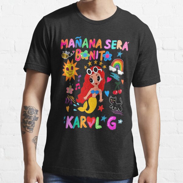 Camiseta de Karol g Manana Sera Bonito para mujer, top gráfico