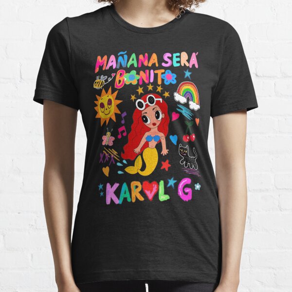 Karol G Mermaid Bichota-camisetas para hombre y mujer, ropa de