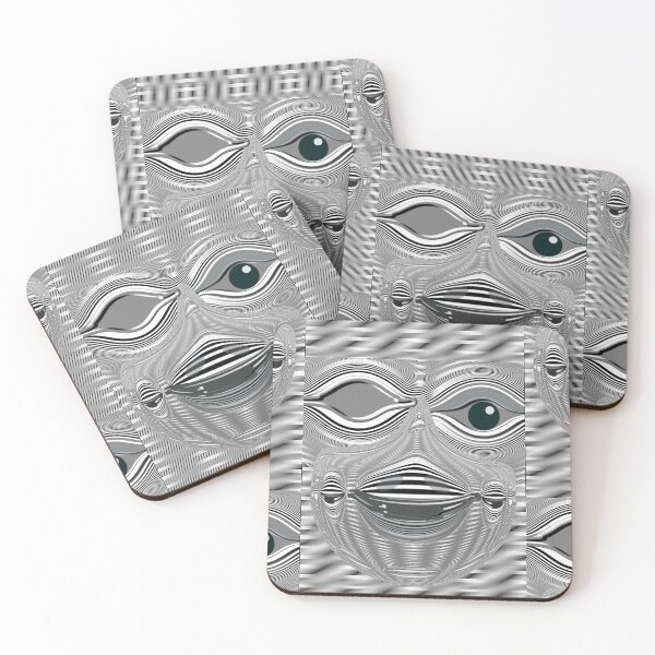 Item preview, Face off Psychedelic Portraits Modern Dodern Design designed and sold by Dodern.