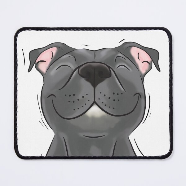 Item preview, Smiling Blue Staffy Dog (stafford) Staffy Love  designed and sold by jolographics.