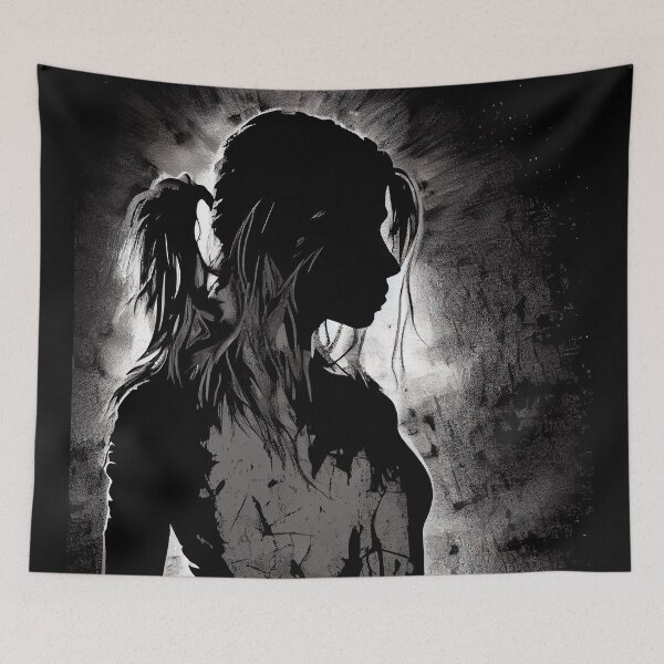 Item preview, Grunge Woman in "Low Key" Style designed and sold by Piotrek0001.