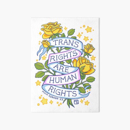 Item preview, Trans Rights Are Human Rights  designed and sold by redgoldsparks.