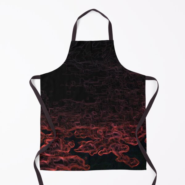 Item preview, Black and Red Lava Distorted Flames Digital Design designed and sold by kattakitty.