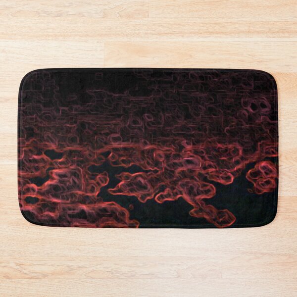 Item preview, Black and Red Lava Distorted Flames Digital Design designed and sold by kattakitty.