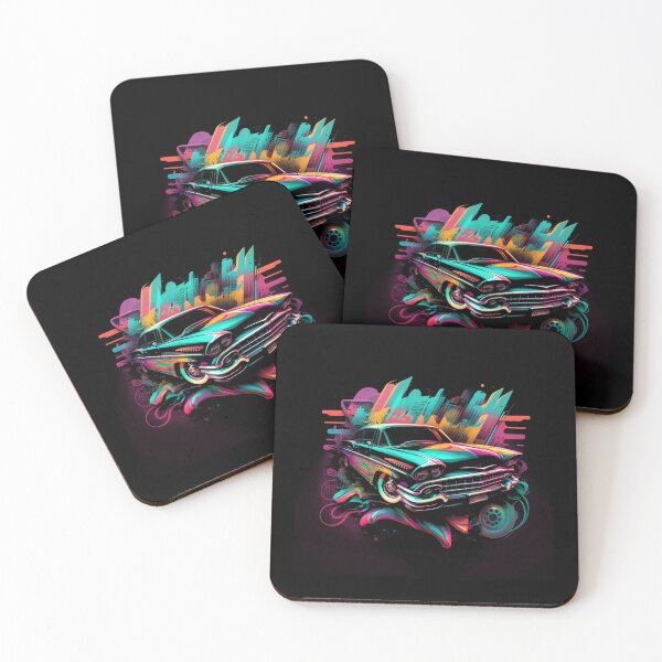 Item preview, Classic Car Stylized Graffiti Art - 21 designed and sold by jwebmarket.