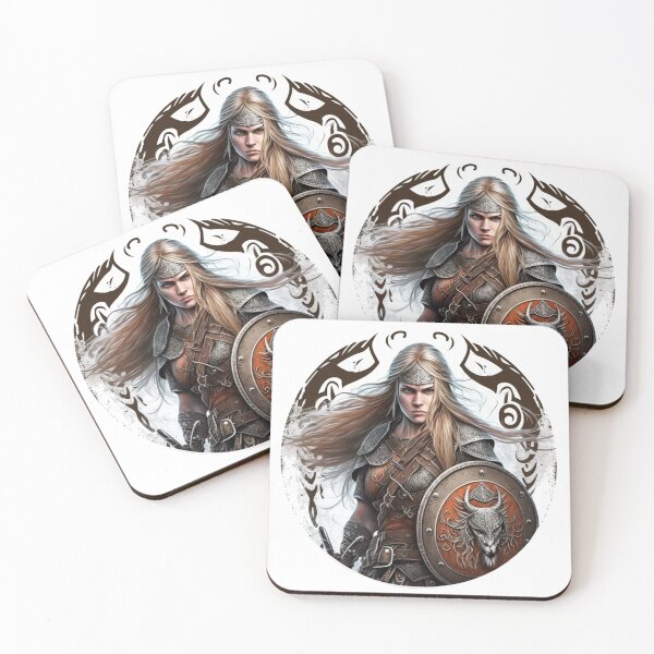 Item preview, Viking Shield Maiden White designed and sold by TheRebelThreads.