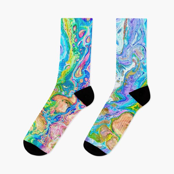 Item preview, Pastel abstract acrylic pour designed and sold by baksuart.