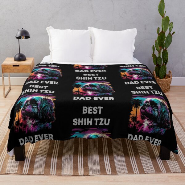 Item preview, Shih Tzu: Best Dad Ever T-Shirt designed and sold by Tincanninja.