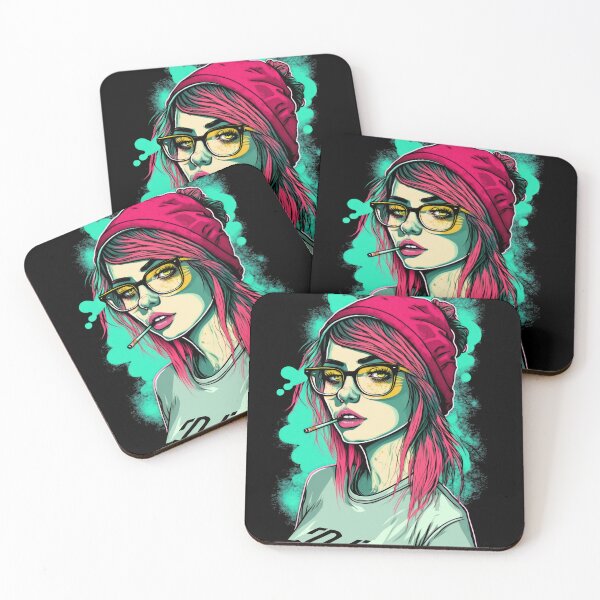 Item preview, Girl Smoking Stoner designed and sold by Odd World.