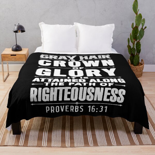 Item preview, Proverbs 16:31 Gray Hair is a Crown of Glory designed and sold by plushism.
