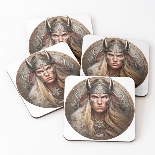 Item preview, Viking Shield Maiden Red designed and sold by TheRebelThreads.