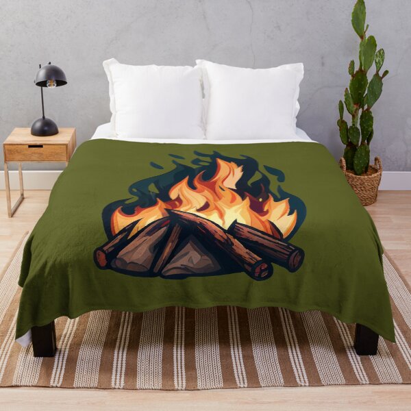Aperçu de l'œuvre feu de camp, symbole du camping créée et vendue par Francesko221.