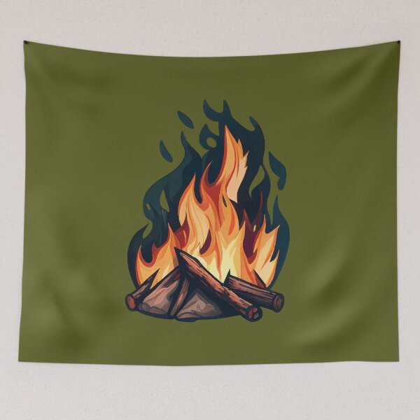 Item preview, campfire, symbol of camping designed and sold by Francesko221.