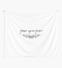 grace upon grace Wall Tapestry