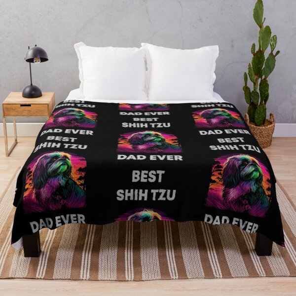 Item preview, Shih Tzu Best Dad Ever T-Shirt designed and sold by Tincanninja.