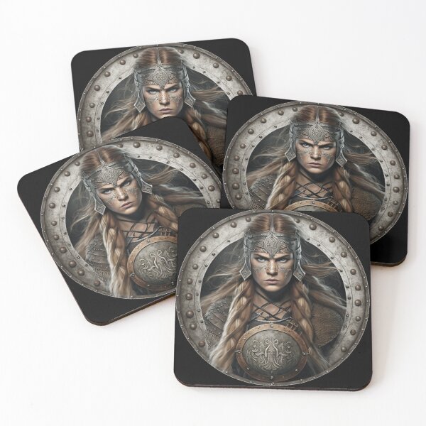 Item preview, Viking Shield Maiden Black designed and sold by TheRebelThreads.