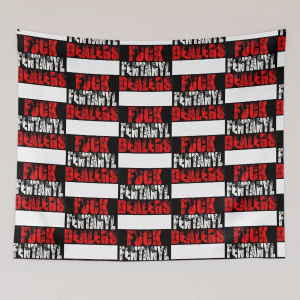 Item preview, Fuck Dearlers Fentanyl Flat Mask designed and sold by ahiepbantien68.