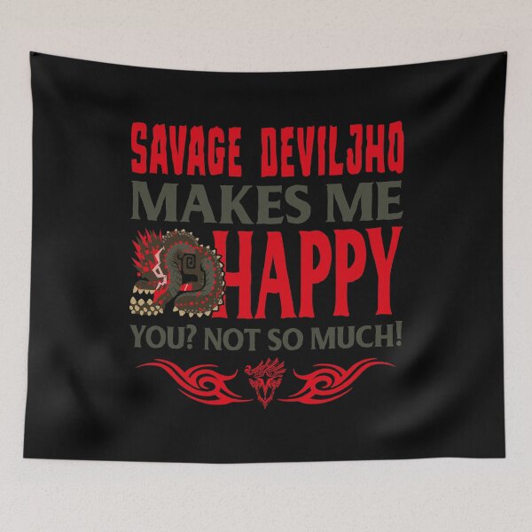 Item preview, SAVAGE DEVILJHO MAKES ME HAPPY designed and sold by EXION CREW.