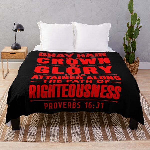 Item preview, Proverbs 16:31 Gray Hair is a Crown of Glory designed and sold by plushism.