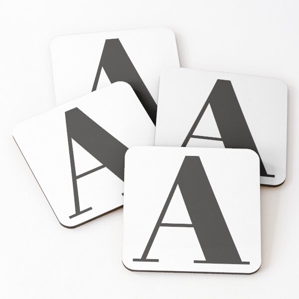 Item preview, Modern letter A Large bold letters typography simple minimalist black and white designed and sold by tanabe.