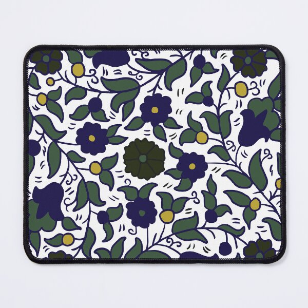 Item preview, Palestine Hebron Ceramic Pattern, Vintage Palestinian Traditional Jerusalem Art -Green designed and sold by Hurriyyatee.
