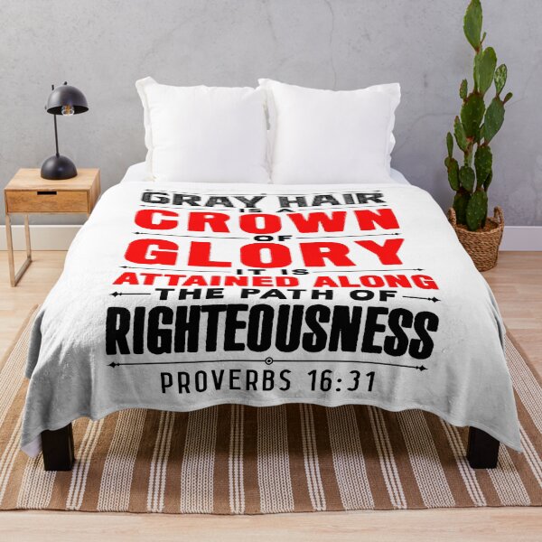 Item preview, Proverbs 16:31 Gray Hair is a Crown of Glory designed and sold by plushism.
