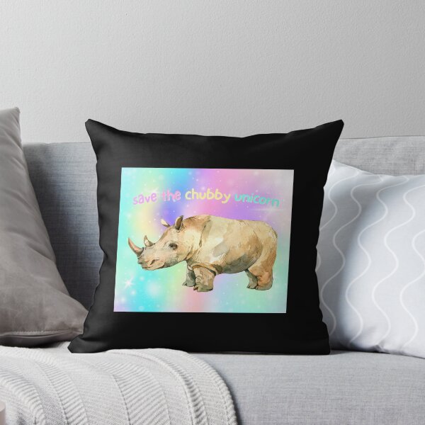 Item preview, Save the chubby unicorn - rhinos are just chubby unicorns designed and sold by EarthAlly.