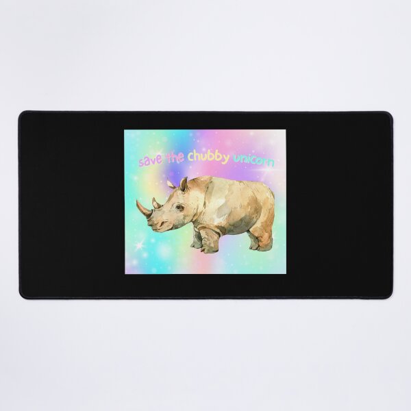 Item preview, Save the chubby unicorn - rhinos are just chubby unicorns designed and sold by EarthAlly.