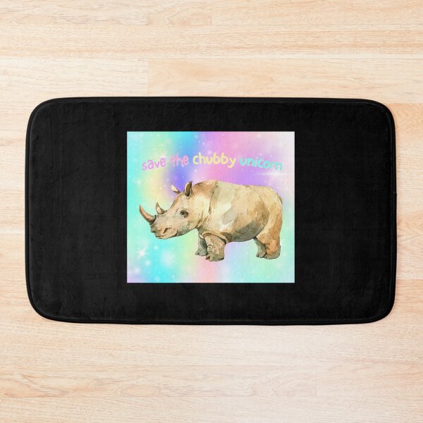 Item preview, Save the chubby unicorn - rhinos are just chubby unicorns designed and sold by EarthAlly.