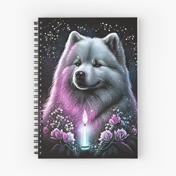 Item preview, Samoyed With A Candle designed and sold by Nocturne  Paws.