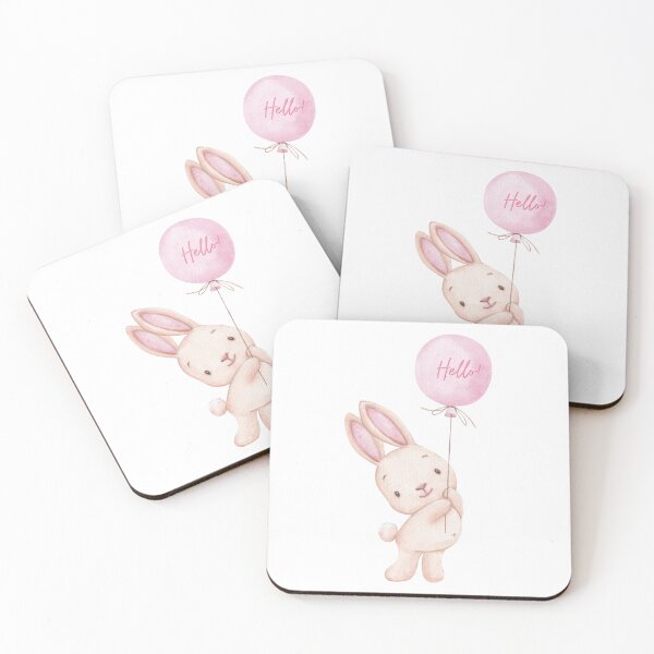 Item preview, Hello, pink Bunny  designed and sold by DAGIT.