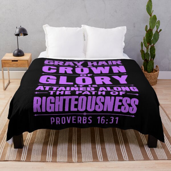Item preview, Proverbs 16:31 Gray Hair is a Crown of Glory designed and sold by plushism.