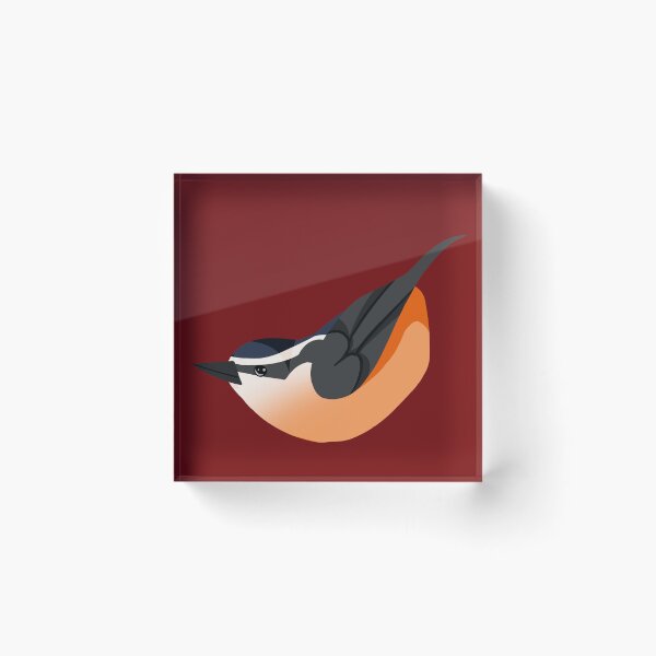 Item preview, Sitta Canadensis: Red Breasted Nuthatch designed and sold by OutdoorsWoman.
