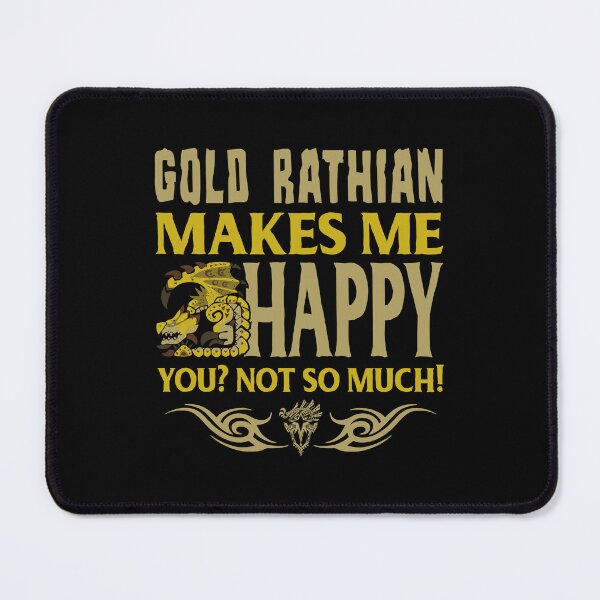 Item preview, GOLD RATHIAN MAKES ME HAPPY designed and sold by EXION CREW.