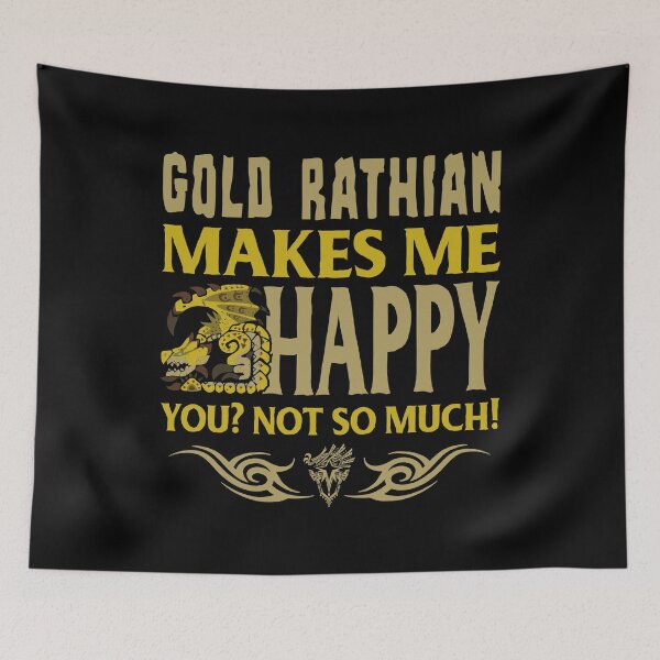 Item preview, GOLD RATHIAN MAKES ME HAPPY designed and sold by EXION CREW.