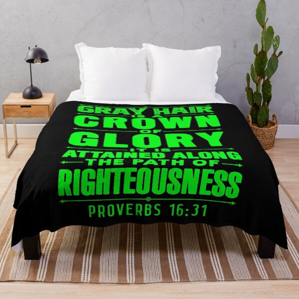 Item preview, Proverbs 16:31 Gray Hair is a Crown of Glory designed and sold by plushism.