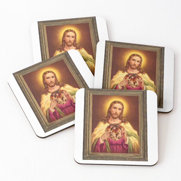 Item preview, The Hot Cross (chocolate chip) Heart of Jesus designed and sold by Surplus Weird.