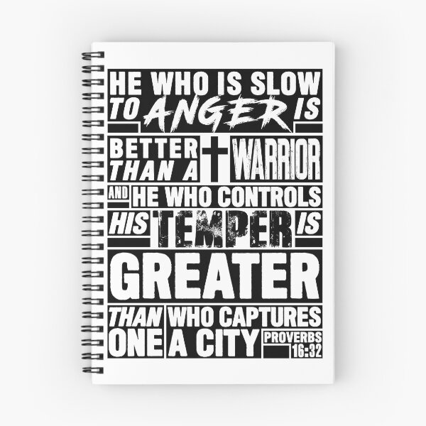 Item preview, Proverbs 16:32 He Who is Slow to Anger is Better than a Warrior designed and sold by plushism.